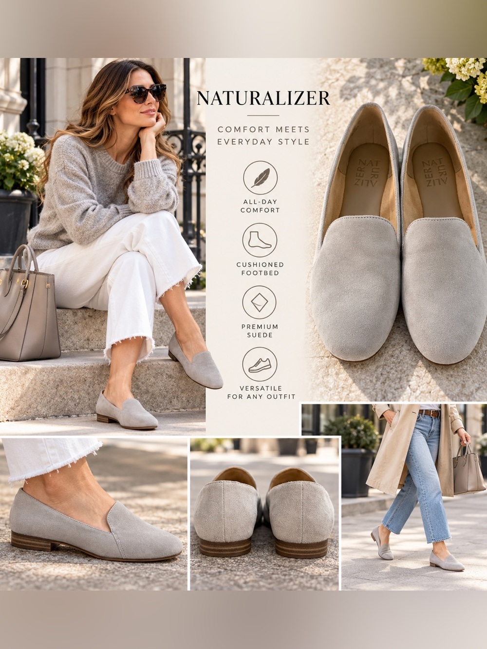 Naturalizer Vionic Willa Suede Loafer Women’s